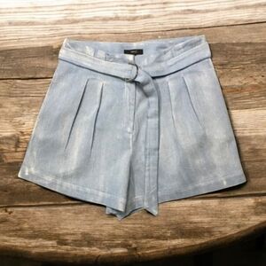 Very J High Waist Belted Shorts Size Medium